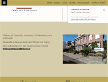 Tablet Screenshot of caminada.netwerknotarissen.nl